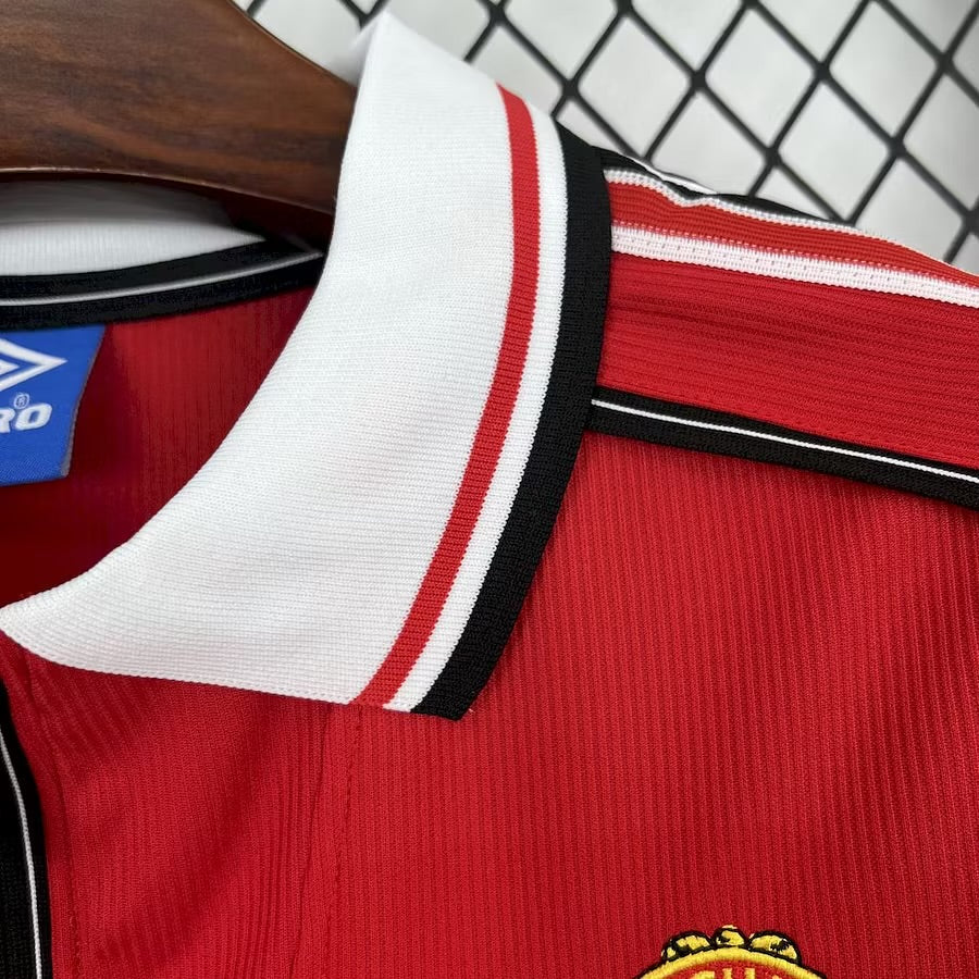 Manchester United maillot Retro 1998 1999 Manches Longues