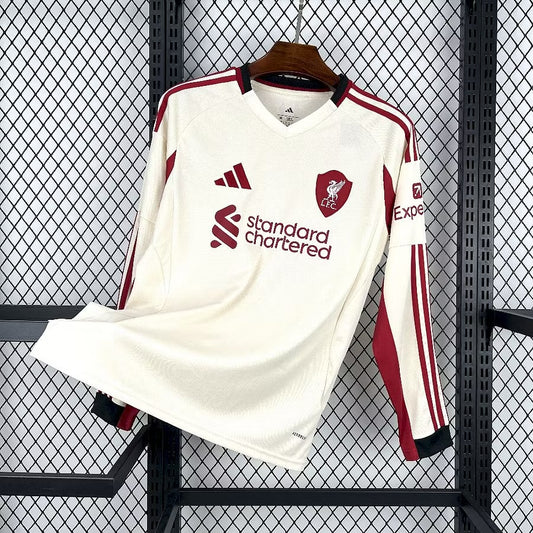 Liverpool Maillot Extérieur 2025 2026 Manches Longues