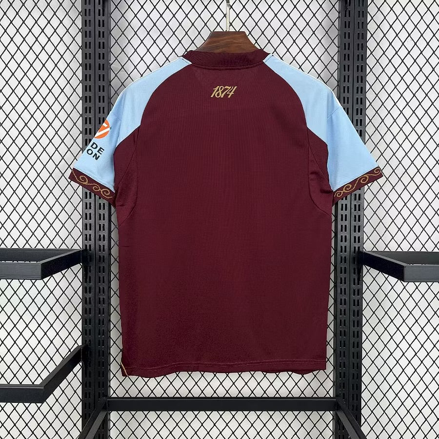 Aston Villa maillot domicile 2025 2026