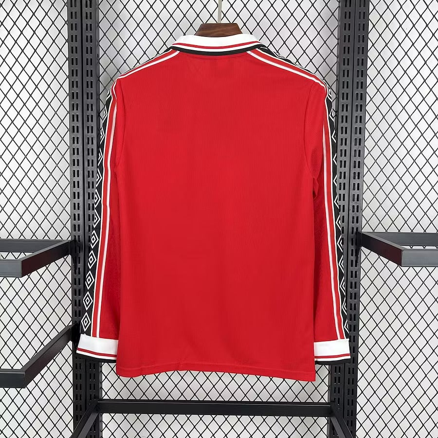 Manchester United maillot Retro 1998 1999 Manches Longues